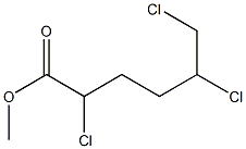 2,5,6-Trichlorocaproic acid methyl ester 结构式
