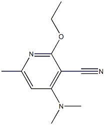 2-Ethoxy-4-(dimethylamino)-6-methylpyridine-3-carbonitrile Structure