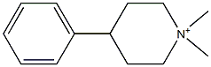 1,1-ジメチル-4-フェニルピペリジニウム 化学構造式