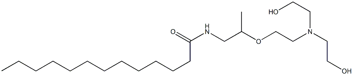 N-[2-[2-[Bis(2-hydroxyethyl)amino]ethoxy]propyl]tridecanamide