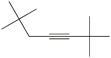 2,2,6,6-Tetramethyl-3-heptyne Structure