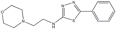 2-(2-Morpholinoethylamino)-5-phenyl-1,3,4-thiadiazole|