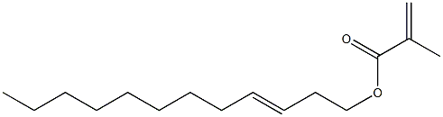 Methacrylic acid (3-dodecenyl) ester Structure