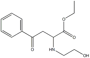 2-(2-Hydroxyethylamino)-3-benzoylpropionic acid ethyl ester