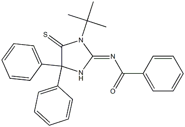  1-(tert-Butyl)-2-(benzoylimino)-4,4-diphenylimidazolidine-5-thione