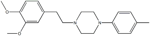 1-(3,4-Dimethoxyphenethyl)-4-(p-tolyl)piperazine