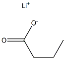 Butyric acid lithium salt,,结构式