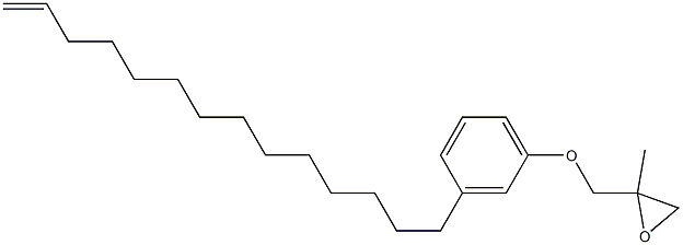 3-(13-Tetradecenyl)phenyl 2-methylglycidyl ether Structure