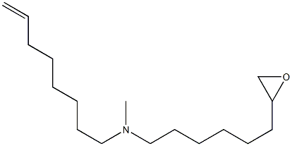 N-Methyl-N,N-di(7-octenyl)amine oxide Structure