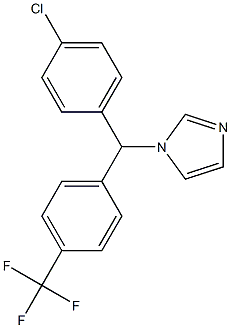 1-[(4-Chlorophenyl)(4-trifluoromethylphenyl)methyl]-1H-imidazole Structure