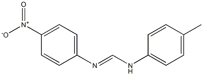 N1-(4-Methylphenyl)-N2-(4-nitrophenyl)formamidine Struktur