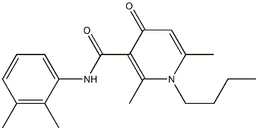 N-(2,3-Dimethylphenyl)-1-butyl-2,6-dimethyl-4-oxo-1,4-dihydro-3-pyridinecarboxamide