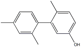 4-Methyl-3-(2,4-dimethylphenyl)phenol Structure