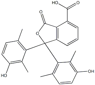 1,3-Dihydro-1,1-bis(3-hydroxy-2,6-dimethylphenyl)-3-oxoisobenzofuran-4-carboxylic acid