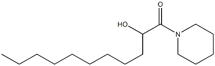 1-(2-Hydroxyundecanoyl)piperidine Structure