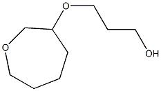 3-[(3-Hydroxypropyl)oxy]oxepane Struktur
