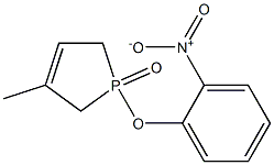 1-(2-Nitrophenoxy)-3-methyl-2,5-dihydro-1H-phosphole 1-oxide Struktur