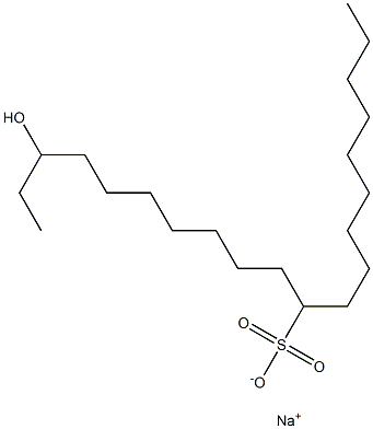  18-Hydroxyicosane-10-sulfonic acid sodium salt