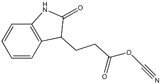 3-Cyano-2,3-dihydro-2-oxo-1H-indole-3-propanoic acid