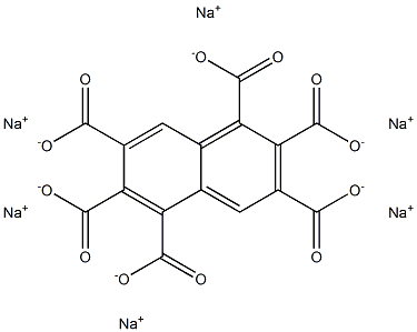 1,2,3,5,6,7-Naphthalenehexacarboxylic acid hexasodium salt Struktur