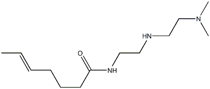 N-[2-[2-(Dimethylamino)ethylamino]ethyl]-5-heptenamide Structure