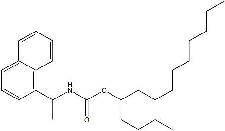 N-[1-(1-Naphtyl)ethyl]carbamic acid (1-butyldecyl) ester Structure