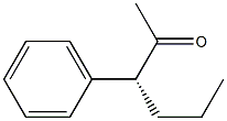 [R,(-)]-3-Phenyl-2-hexanone Struktur