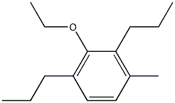 1-Ethoxy-3-methyl-2,6-dipropylbenzene Struktur