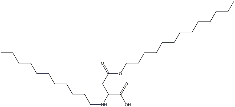 2-Undecylamino-3-(tridecyloxycarbonyl)propionic acid|