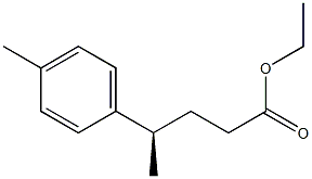 [R,(-)]-4-p-Tolylvaleric acid ethyl ester Structure
