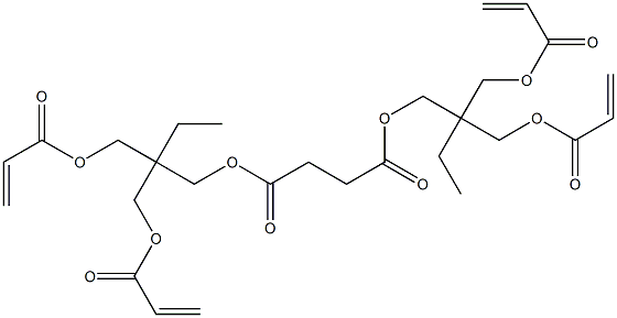 Succinic acid bis[2,2-bis(acryloyloxymethyl)butyl] ester