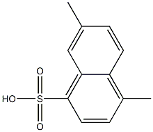 4,7-Dimethyl-1-naphthalenesulfonic acid Structure