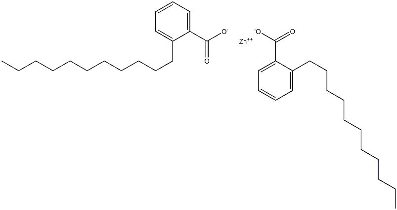 Bis(2-undecylbenzoic acid)zinc salt,,结构式