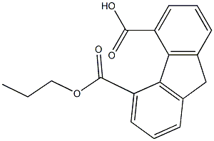 9H-Fluorene-4,5-dicarboxylic acid 4-propyl ester