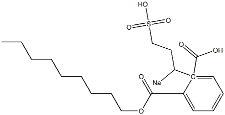 Phthalic acid 1-nonyl 2-(1-sodiosulfopropyl) ester