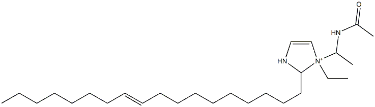 1-[1-(Acetylamino)ethyl]-1-ethyl-2-(10-octadecenyl)-4-imidazoline-1-ium|