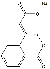 3-[2-(Sodiooxycarbonyl)phenyl]propenoic acid sodium salt