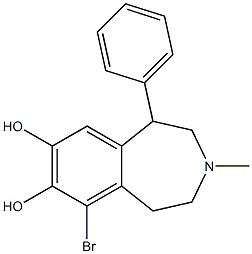 2,3,4,5-Tetrahydro-6-bromo-3-methyl-1-phenyl-1H-3-benzazepine-7,8-diol|