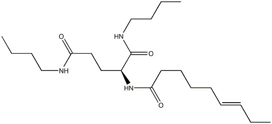 N2-(6-Nonenoyl)-N1,N5-dibutylglutaminamide Struktur