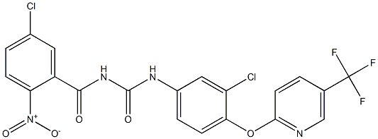 1-(5-Chloro-2-nitrobenzoyl)-3-[4-[(5-trifluoromethyl-2-pyridinyl)oxy]-3-chlorophenyl]urea|