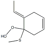 (Tetrahydro-3-ethylidene-2-methylthiophen)-2-yl hydroperoxide Struktur