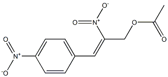 Acetic acid 2-nitro-3-[4-nitrophenyl]-2-propenyl ester