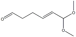 6,6-Dimethoxy-4-hexen-1-al Structure