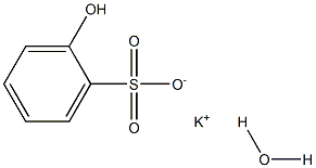フェノールスルホン酸カリウム水和物 化学構造式
