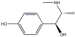 4-[(1S,2R)-1-Hydroxy-2-(methylamino)propyl]phenol Structure