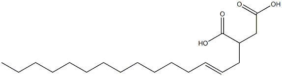 (2-Pentadecenyl)succinic acid 结构式