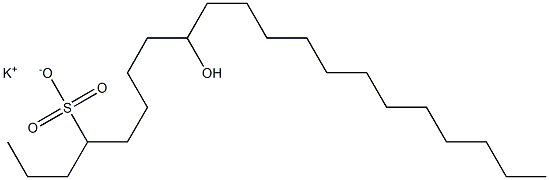 9-Hydroxyhenicosane-4-sulfonic acid potassium salt