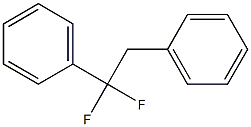 1,2-ジフェニル-1,1-ジフルオロエタン 化学構造式