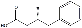 [R,(+)]-3-Methyl-4-phenylbutyric acid Structure