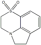 2,3,5,6-Tetrahydropyrrolo[1,2,3-de]-1,4-benzothiazine 1,1-dioxide Struktur